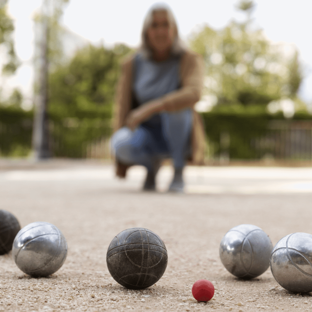 Piste de pétanque